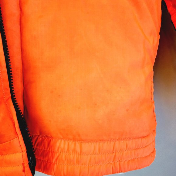 VTG Gander Mountain Convertable Camo Goose Down Puffer Jacket Vest Coat -XL - Picture 10 of 16